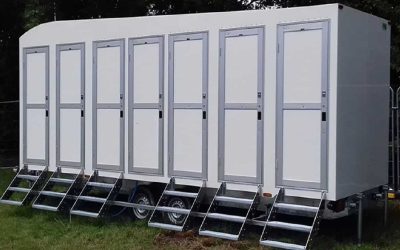 Our Six Bay Luxury Mobile Shower Unit