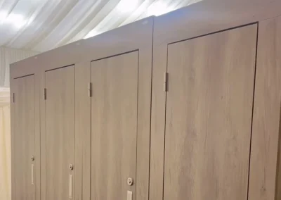 Inside a SuperLux modular luxury toilet