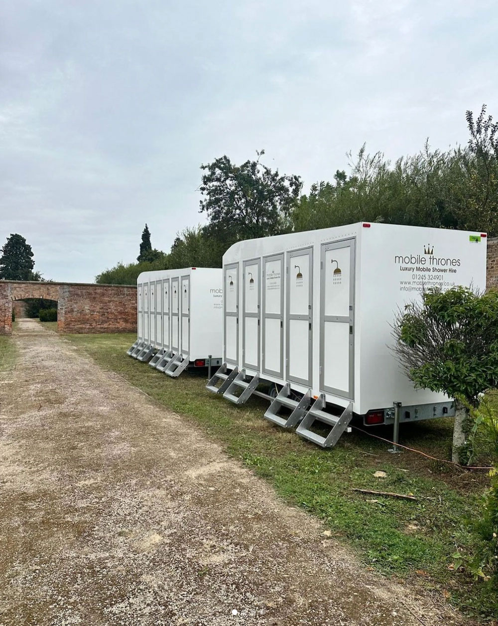 Luxury Mobile Toilet and Shower Hire at Burghley Horse Trials
