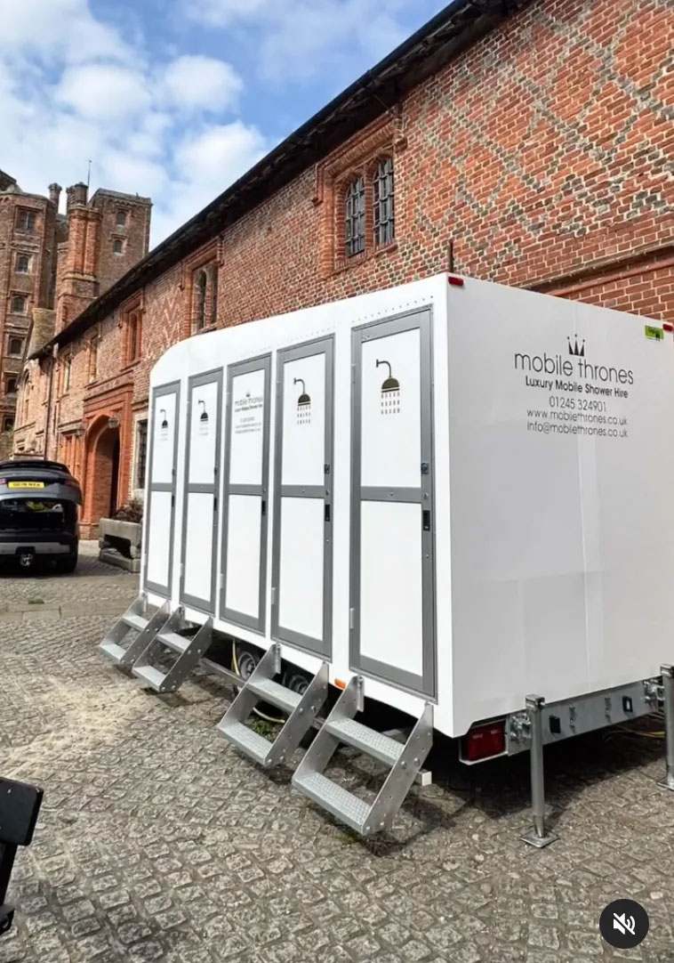 Luxury Shower Units for Hire